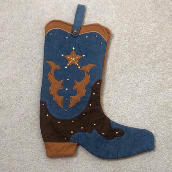 Tractor Supply Cowboy Boot Christmas Stocking - Picture 1 of 4